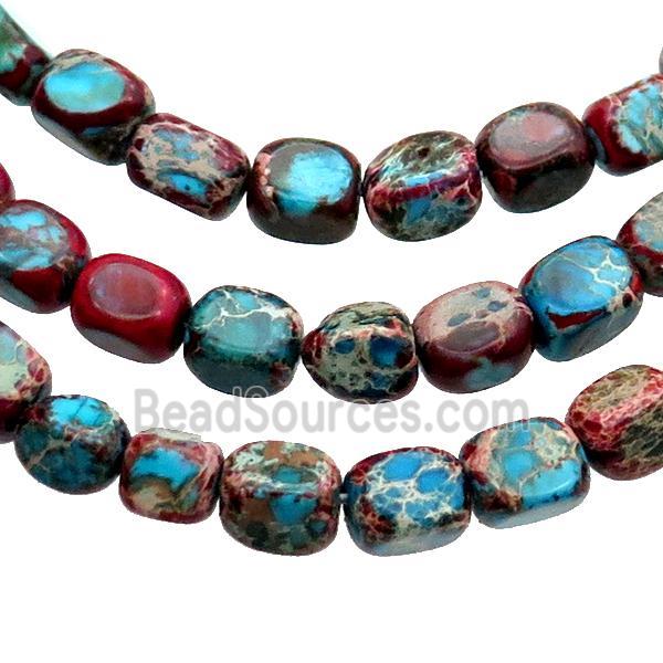 Multicolor Imperial Jasper Beads Freeform