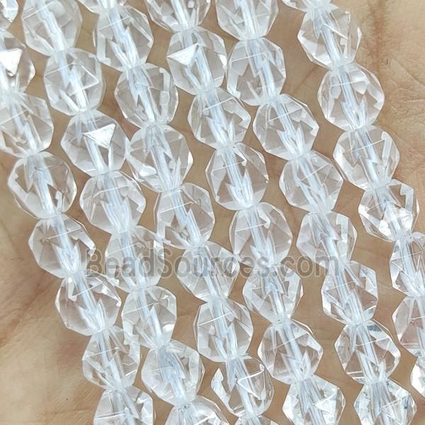 Clear Quartz Beads Cut Round