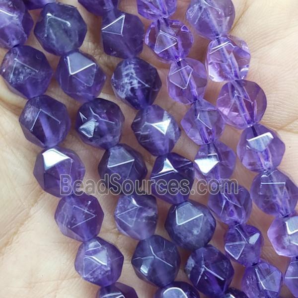 Amethyst Beads Round Cut