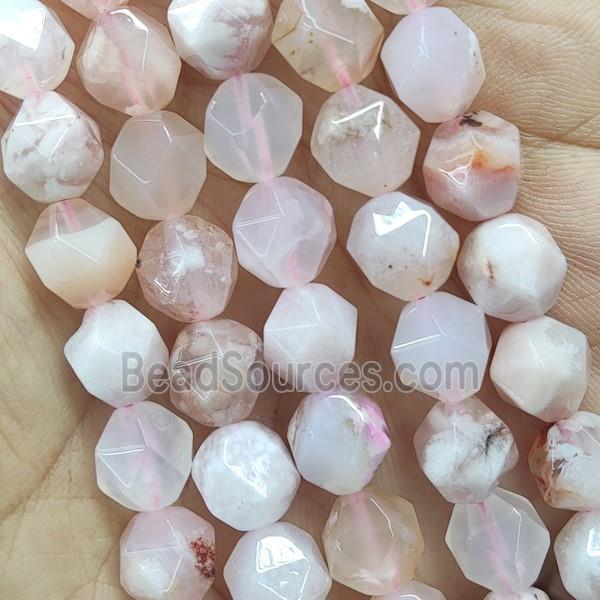 Sakura Cherry Agate Beads Cut Round