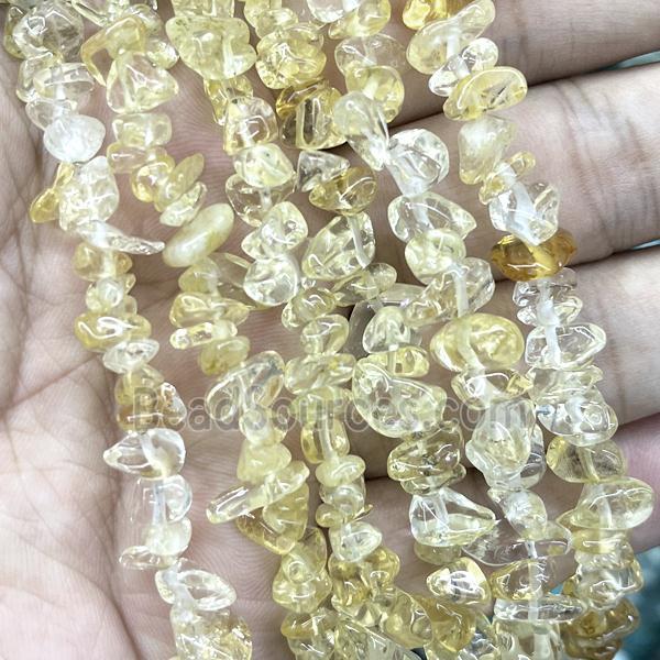 Yellow Citrine Beads Chip