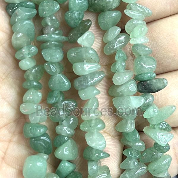 Green Aventurine Beads Chip Freeform