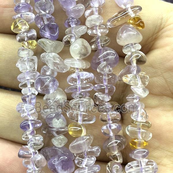 Ametrine Beads Chip Freeform