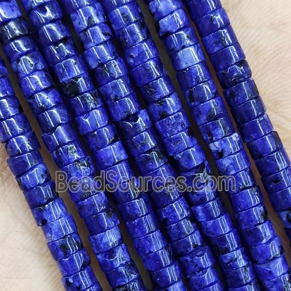 Blue Sodalite Heishi Beads Dye