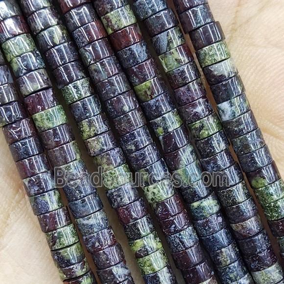 Dragon BloodStone Heishi Beads