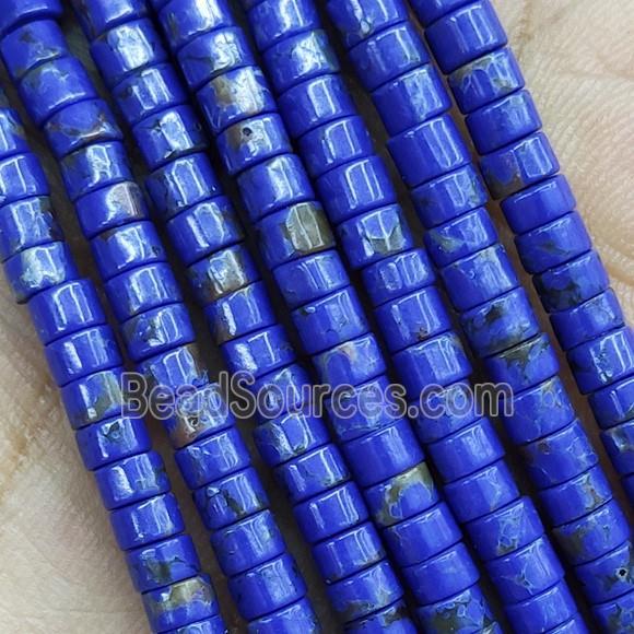 Blue Lapis Heishi Beads