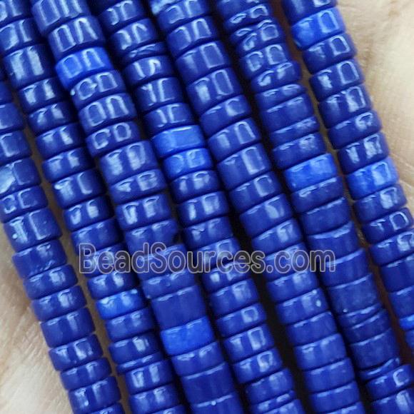 Blue Turquoise Heishi Beads Dye