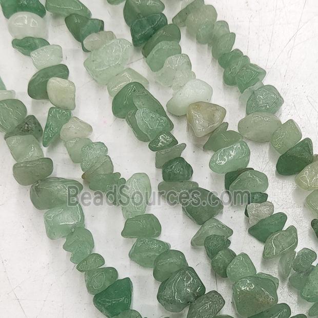 Green Aventurine Chip Beads Freeform