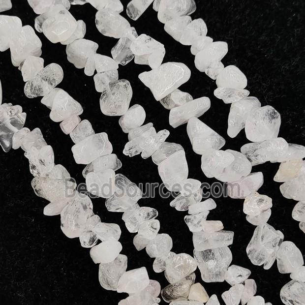 Clear Quartz Chip Beads Freeform