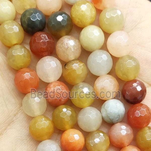 Golden Aventurine Beads Faceted Round