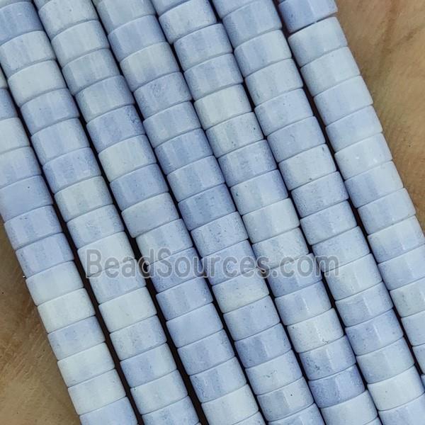 Blue Dye Jade Heishi Beads