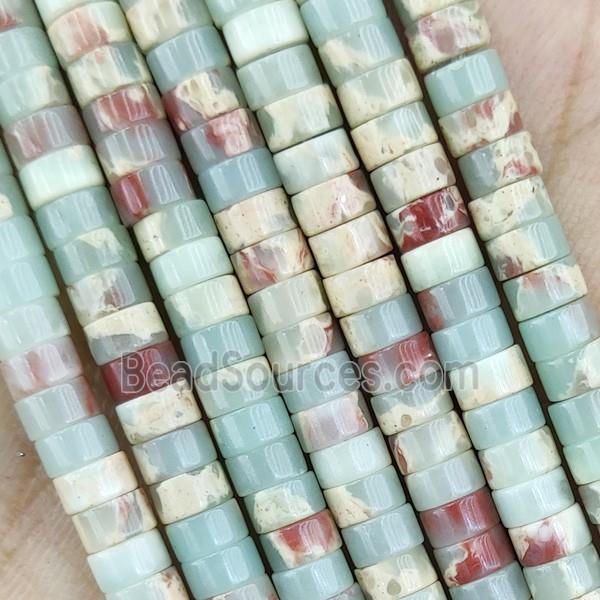 Snakeskin Jasper Heishi Beads