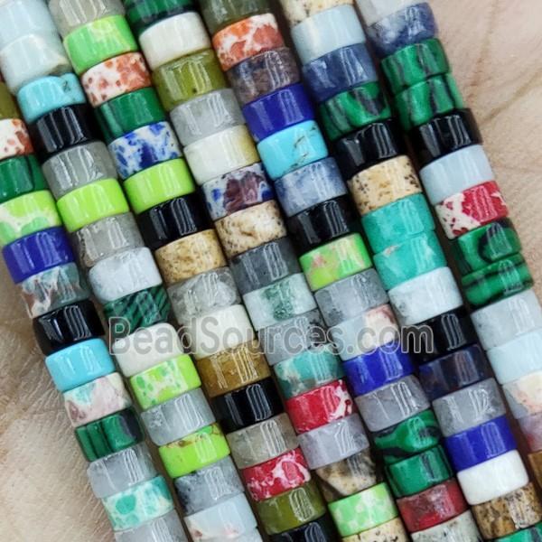 Synthetic Gemstone Heishi Beads Mixed