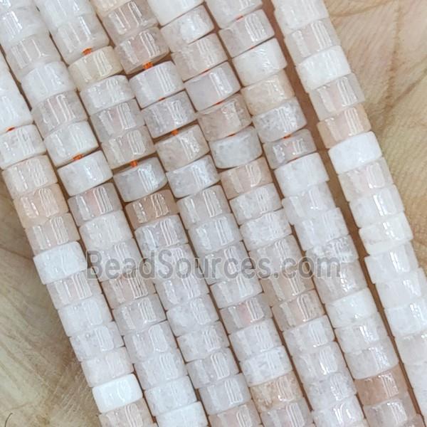 Lt.Pink Aventurine Heishi Beads