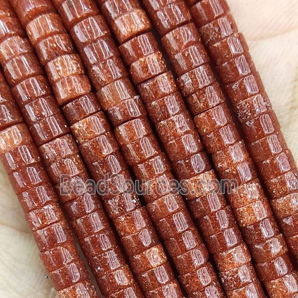 Golden Sandstone Heishi Beads