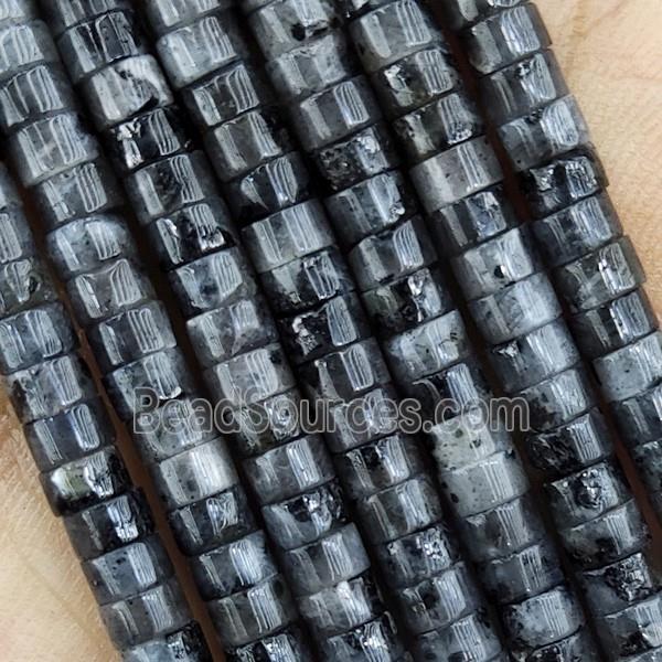 Black Labradorite Heishi Beads Larvikite