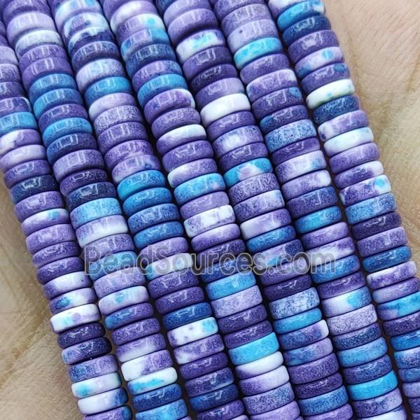 Rainforest Stone Heishi Beads Lavender