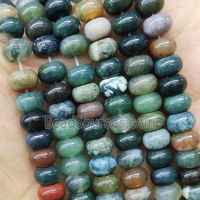 Indian Agate Rondelle Beads