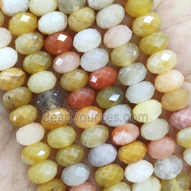 Natural Golden Aventurine Beads Faceted Rondelle