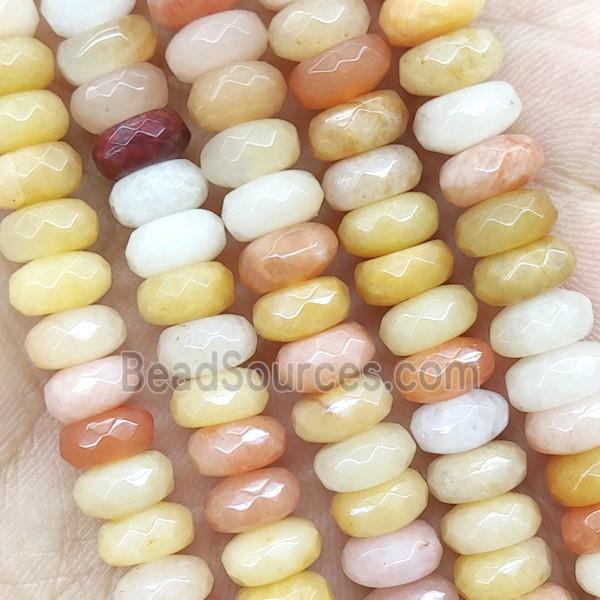 Goldend Aventurine Beads Faceted Rondelle