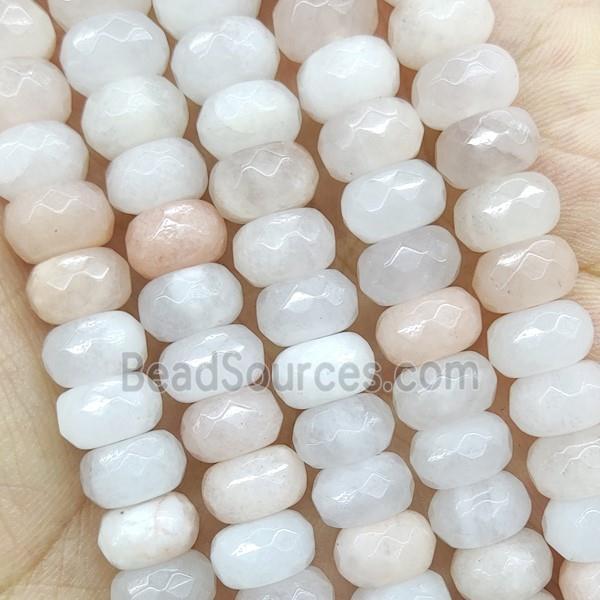 Pink Aventurine Beads Faceted Rondelle