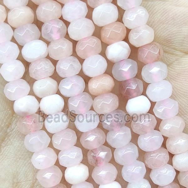 Pink Aventurine Beads Faceted Rondelle