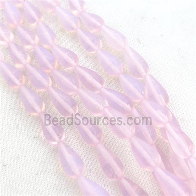 Pink Opalite Beads Teardrop