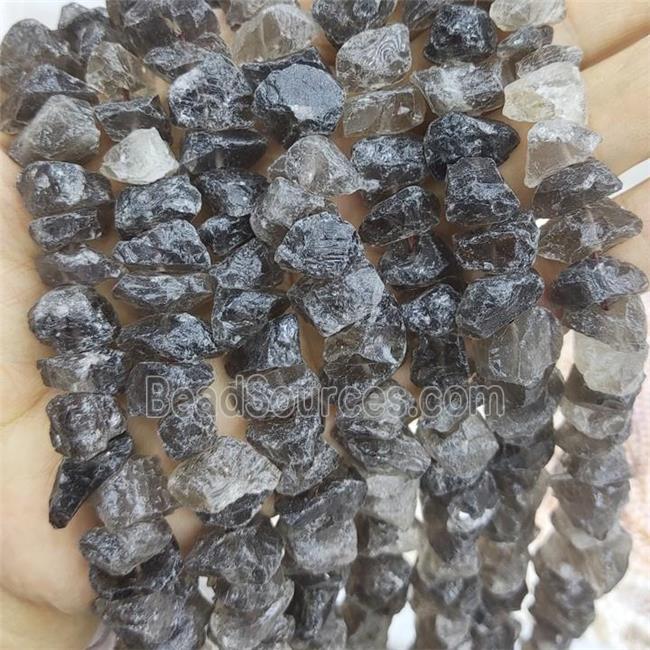 Smoky Quartz Nugget Beads Freeform Rough