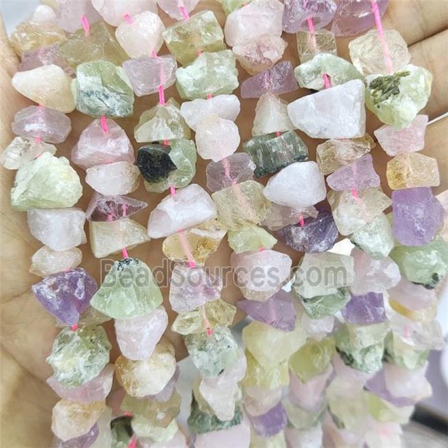 Mix Gemstone Nugget Beads Freeform Rough