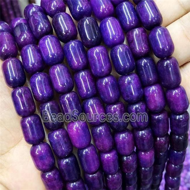 Purple Sugilite Tube Beads Dye