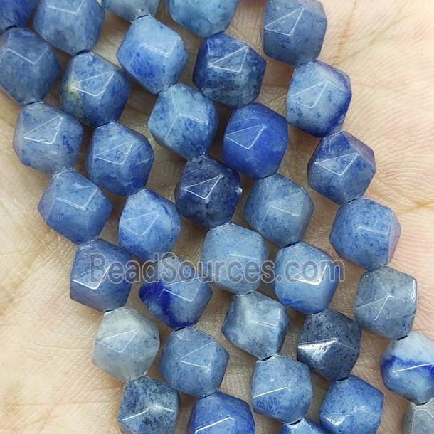 Blue Aventurine Beads Cut Round