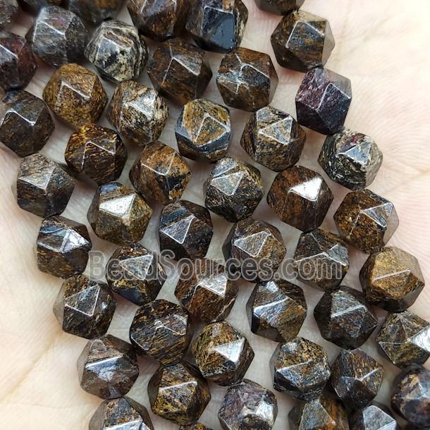 Bronzite Beads Cut Round