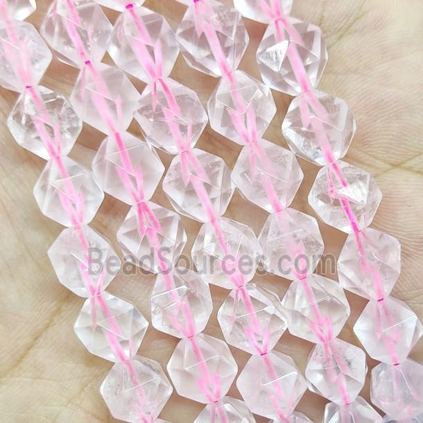 Rose Quartz Beads Starcut Round