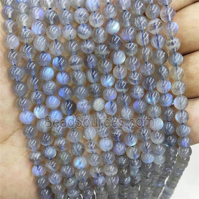 Natural Labradorite Beads Smooth Round A-Grade