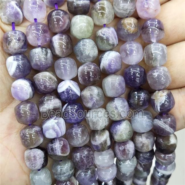 Dogtooth Amethyst Drum Beads B-Grade