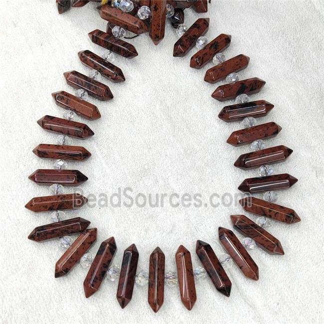 Autumn Jasper Bullet Beads