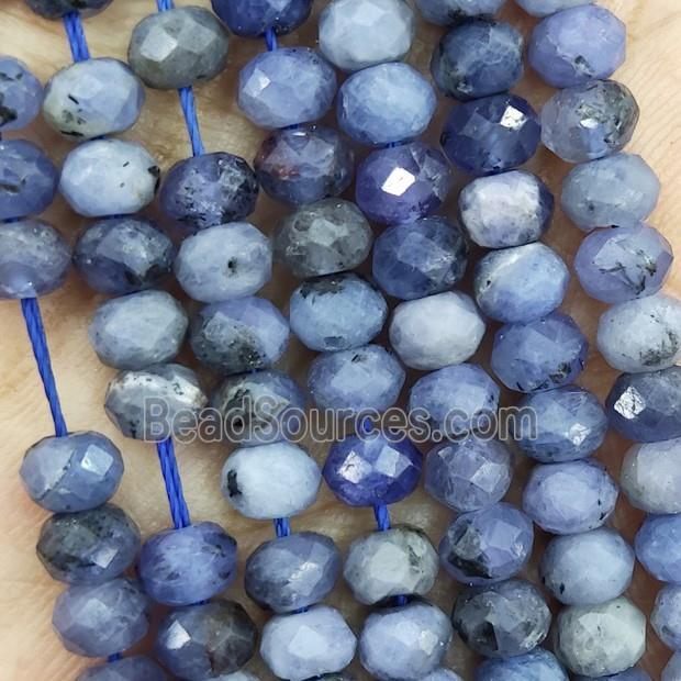 Natural Tanzanite Beads Blue Faceted Rondelle