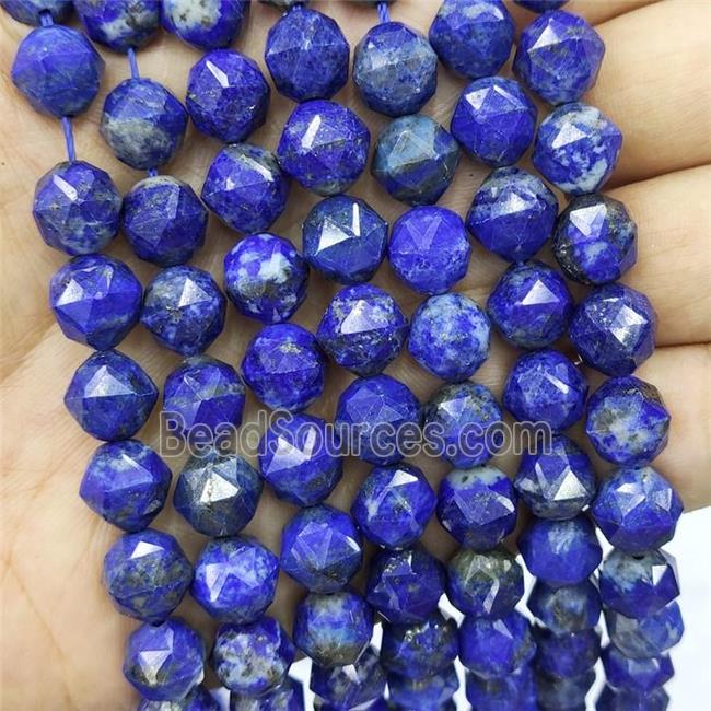 Natural Lapis Lazuli Beads Blue Cut Round Lazurite