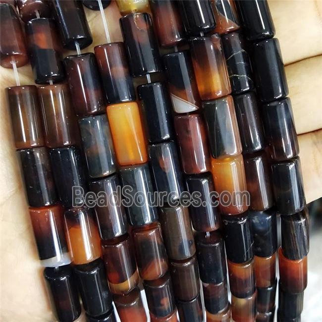 Natural Dream Agate Tube Beads