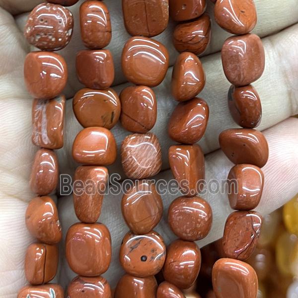 Natural Red Jasper Chip Beads Freeform