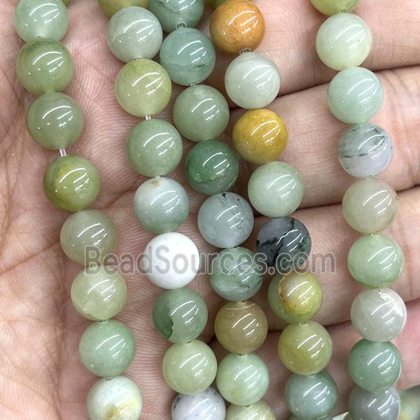 Natural Aventurine Beads Green Smooth Round