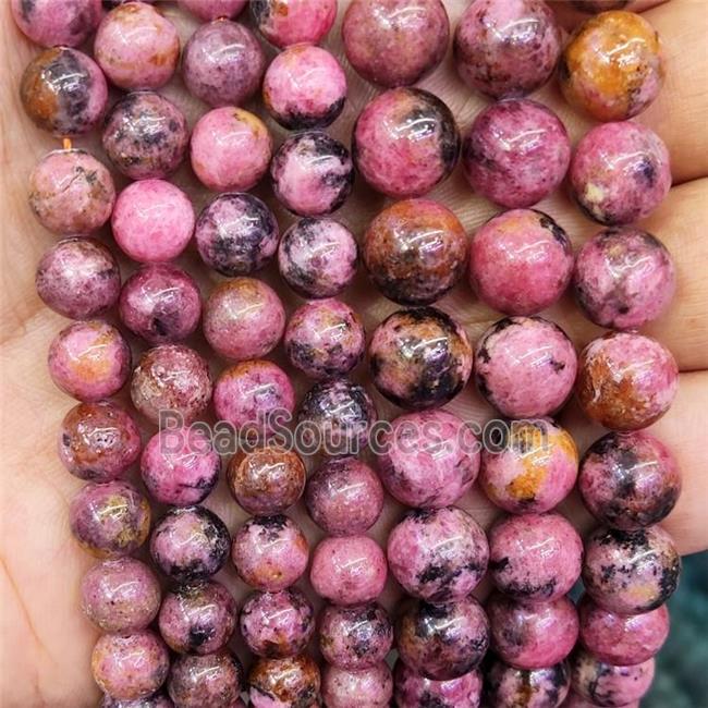 Natural Brazilian Rhodochrosite Beads Pink B-Grade