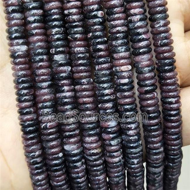 Natural Garnet Heishi Beads DarkRed