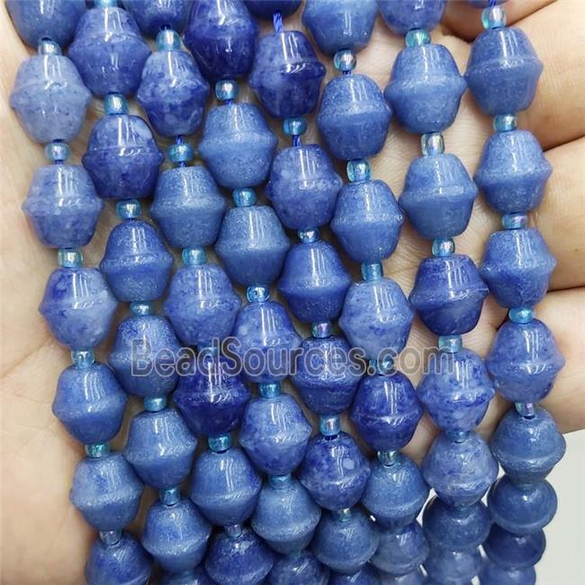 Natural Blue Aventurine Beads Bicone