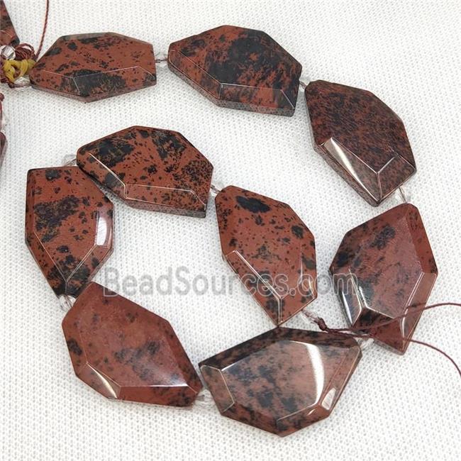 Natural Autumn Jasper Slice Beads