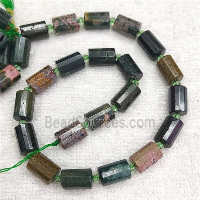 Natural Ocean Agate Column Beads