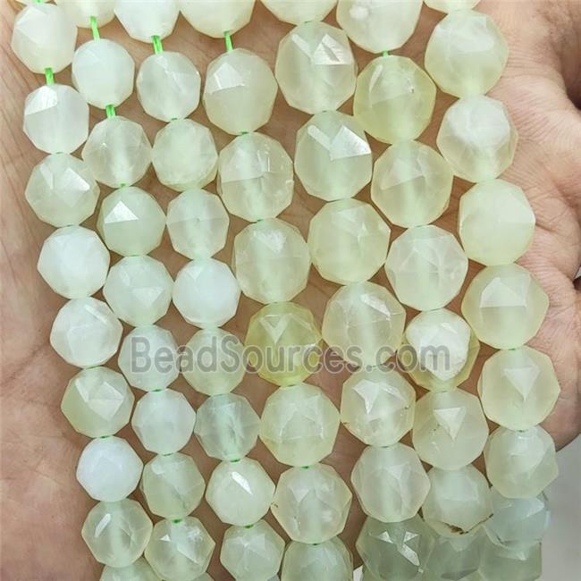 Natural Mountain Jade Beads Olive Cut Round