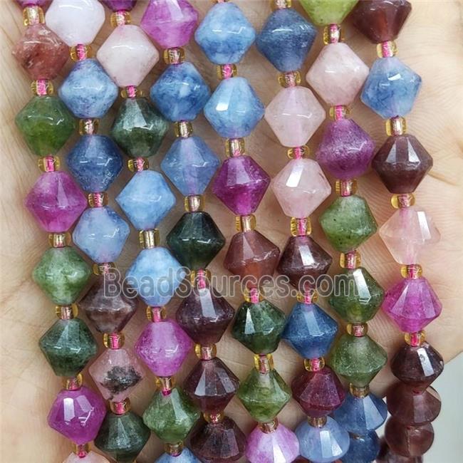 Mix Color Jade Bicone Beads Dye