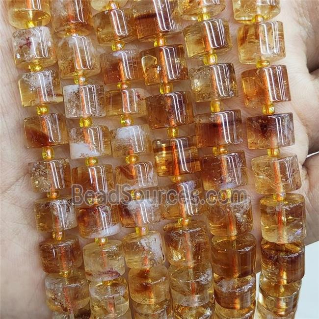 Natural Citrine Heishi Beads Yellow