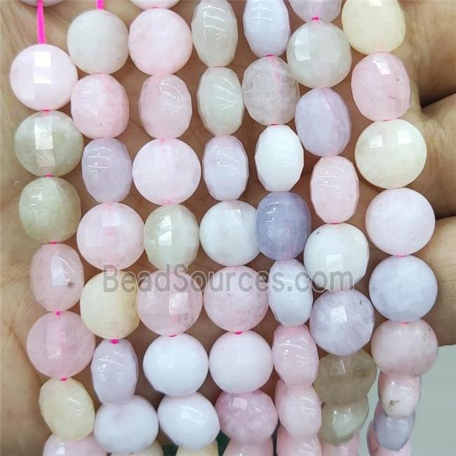 Jade Beads Multicolor Dye Faceted Circle